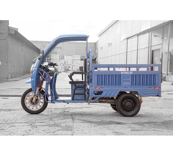 Грузовой электротрицикл Rutrike Гермес Pro 1500 72V1500W темно-синий матовый-2753 024457-2753