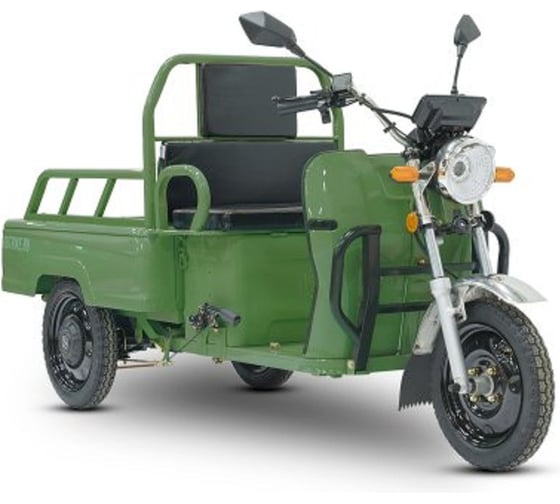 Грузовой электротрицикл Амулет Rutrike 1100 60V650W темно-зеленый-2836 024450-2836