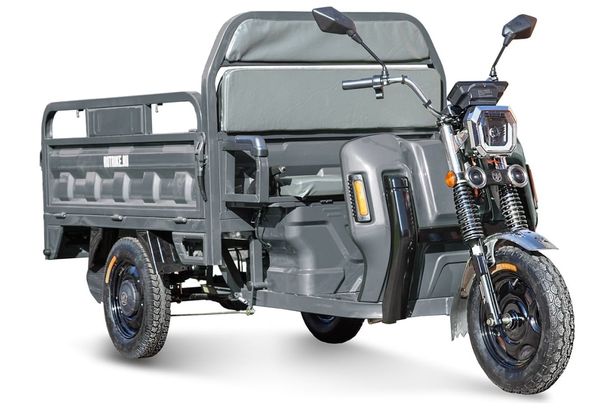 Грузовой электротрицикл Rutrike Маяк 1600 60V1000W серый-2748 024454-2748 -  выгодная цена, отзывы, характеристики, фото - купить в Москве и РФ