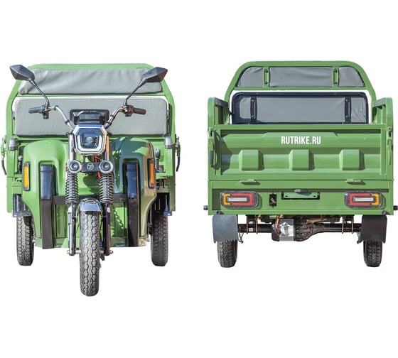 Грузовой электротрицикл Rutrike Маяк 1600 60V1000W серый-2748 024454-2748