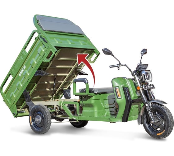 Грузовой электротрицикл Rutrike Маяк 1600 60V1000W серый-2748 024454-2748