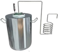 Самогонный аппарат Геликон дачный 30 л, змеевик, нержавейка 11-000-11873