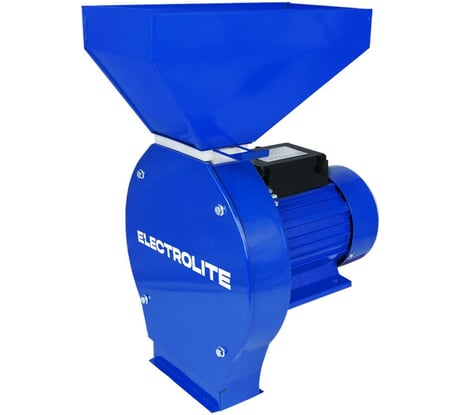 Зернодробилка Electrolite изб-1 EL (2500 Вт, 400 КГ/Ч Производительность, 4 Сита, Металлический Бункер) 2373