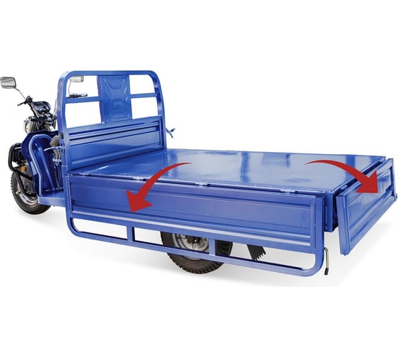 Грузовой электрический трицикл Rutrike Эксперт ПРО 2000 темно-синий-2780 024610-2780