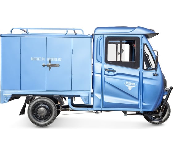 Грузовой электротрицикл Rutrike КАРГО Кабина Дуал темно-синий 024460-2758