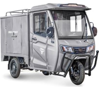 Грузовой электротрицикл Rutrike КАРГО Кабина Дуал серый 024460-2757