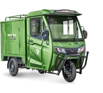 Грузовой электротрицикл Rutrike КАРГО Кабина Дуал зеленый 024460-2755