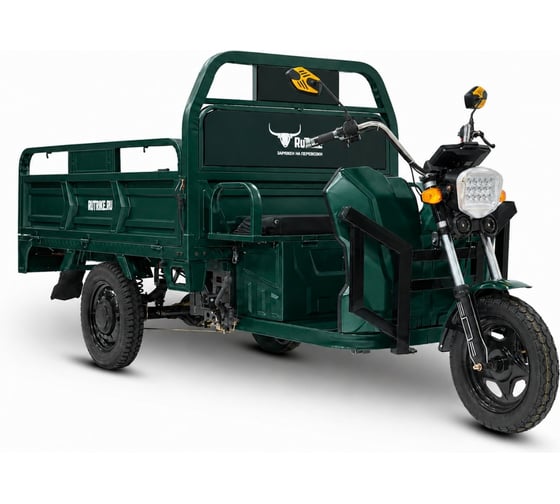 Грузовой электротрицикл Rutrike D4 1800 60V1500W, зеленый 023293-2493