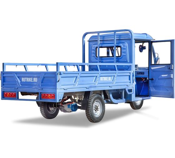 Грузовой электротрицикл Rutrike Фактор 2600 60V2000W темно-синий матовый-2754 024459-2754
