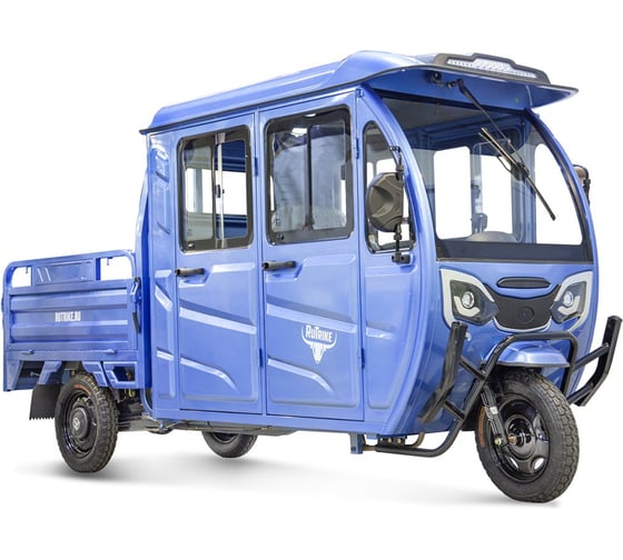 Грузовой электротрицикл Rutrike Рейс 1300 60V1200W темно-синий матовый-2740 024458-2740 1