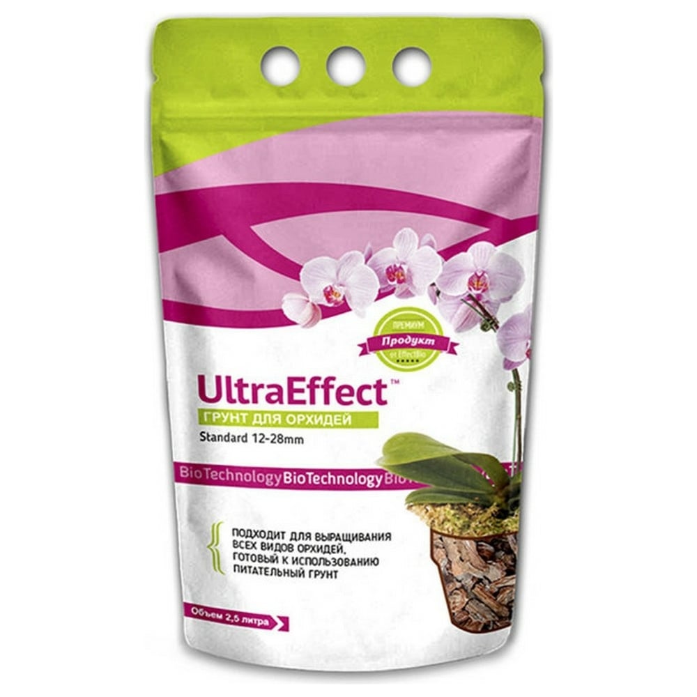 Грунт для орхидей EffectBio Ultra Effect Standard 12-28 мм, 2.5 л ...