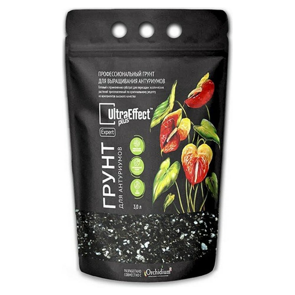 Премиальный грунт для выращивания антуриумов EffectBio UltraEffect Plus ...