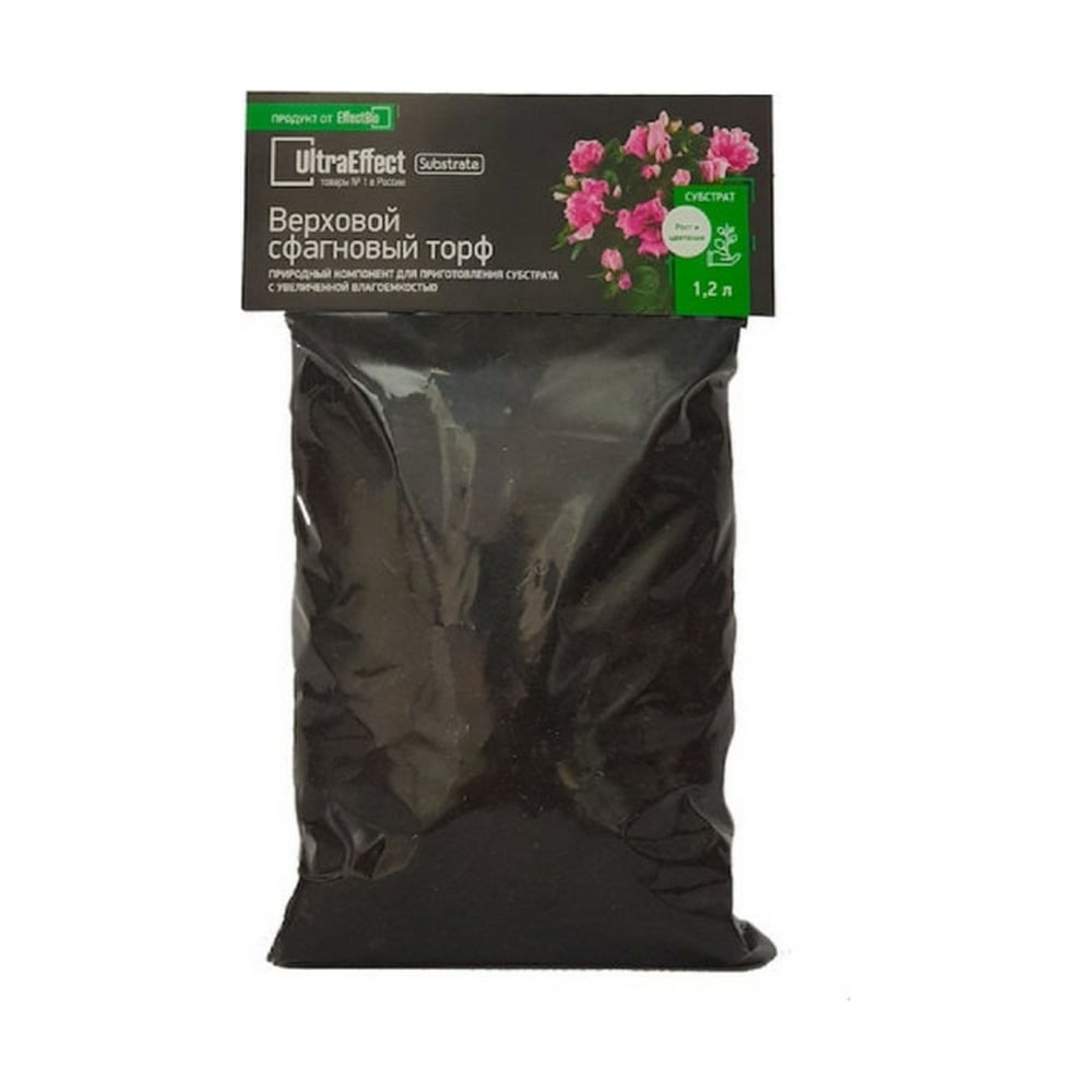 Верховой сфагновый торф EffectBio Субстрат BioLine 4603735996363 ...