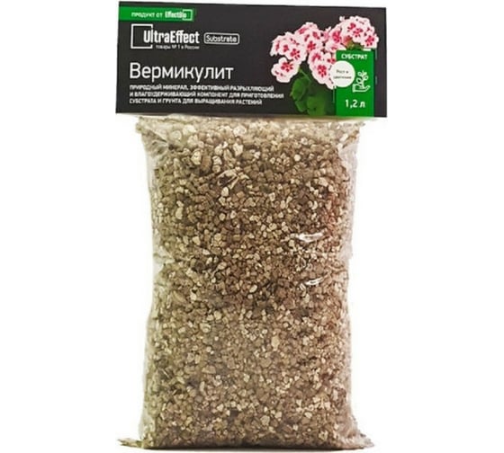 Субстрат EffectBio Агро Вермикулит 1.2 л 4603743270004 - выгодная цена ...