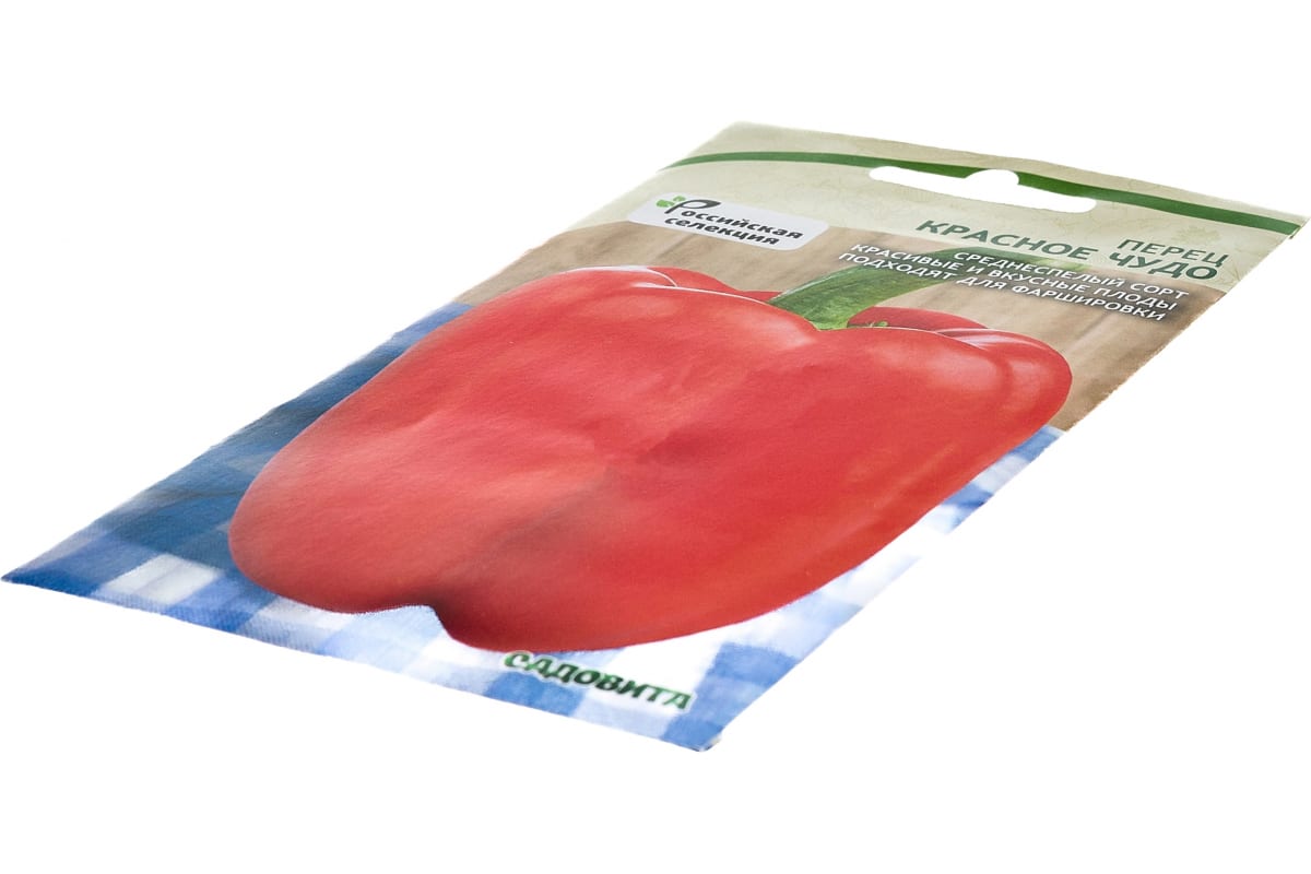 Семена САДОВИТА Перец Красное чудо 0.1 г 00191970 - выгодная цена, отзывы,характеристики, фото - купить в Москве и РФ