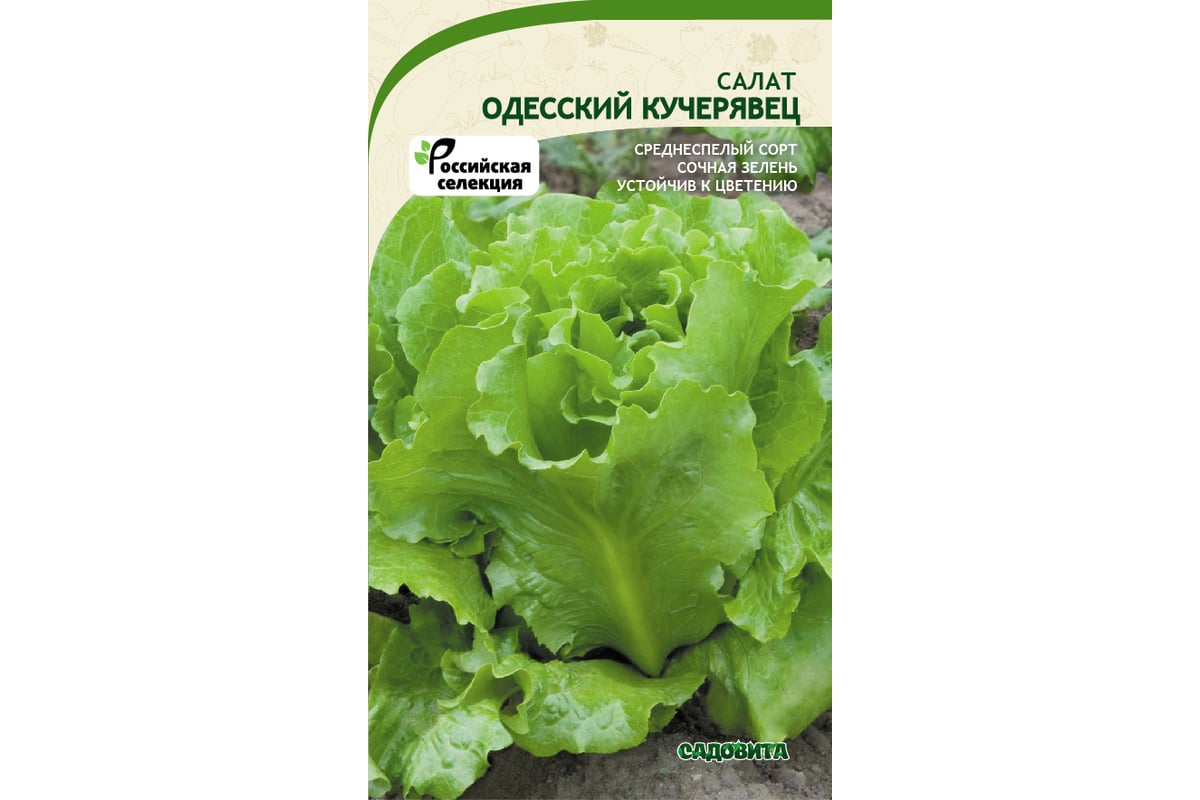 Семена САДОВИТА Салат Одесский кучерявец 0.5 г 00183322