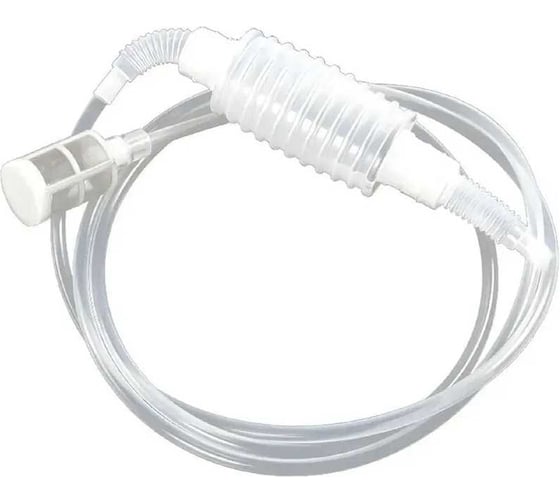 Сифон ручной пластиковый для розлива ООО КЗНМ с помпой и фильтром 525786