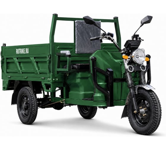 Грузовой электрический трицикл Rutrike D5 1500 гидравлика (72V1500W) темно-зеленый-2798 024732-2798
