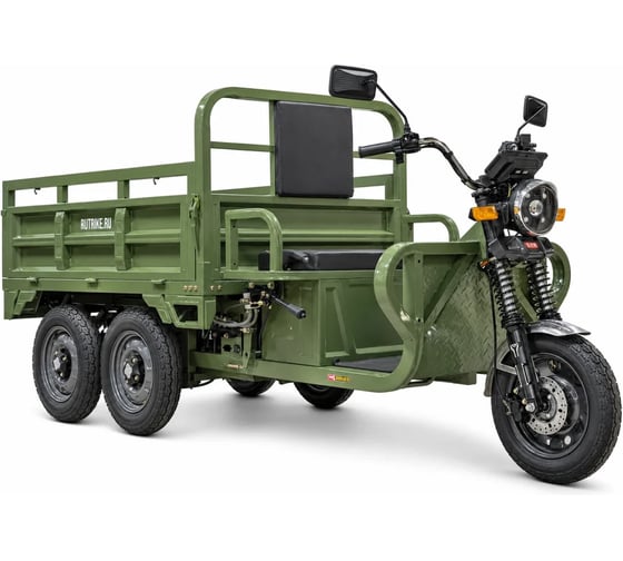Грузовой электротрицикл Rutrike Каскад 1600 60V1000*2W Зеленый-3295 026655-3295