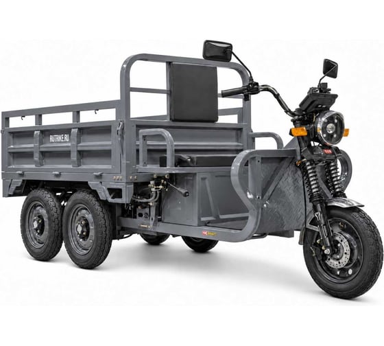 Грузовой электротрицикл Rutrike Каскад 1600 60V1000*2W Серый-3296 026655-3296