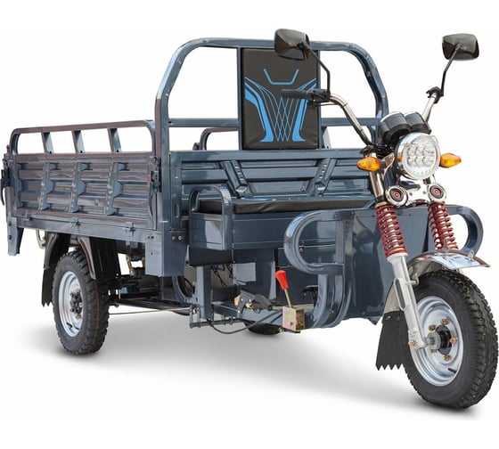 Грузовой электротрицикл Rutrike Титан 2000 ГИДРАВЛИКА 60V1500W серый 021797-2427 1