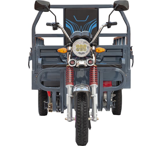 Грузовой электротрицикл Rutrike Титан 2000 ГИДРАВЛИКА 60V1500W серый 021797-2427