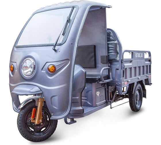 Грузовой электротрицикл Rutrike Глобус 1500 60V/1000W серый 023370-2574