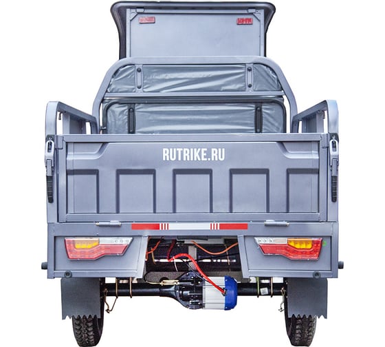 Грузовой электротрицикл Rutrike Глобус 1500 60V/1000W серый 023370-2574