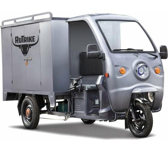 Грузовой электротрицикл Rutrike КАРГО 1800 60V1000W темно-серый 022100-2116