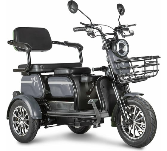 Трицикл Rutrike Пилот серый 023259-2473