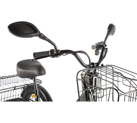 Трицикл GREEN CITYe-ALFA Trike черный-2515  023322-2515