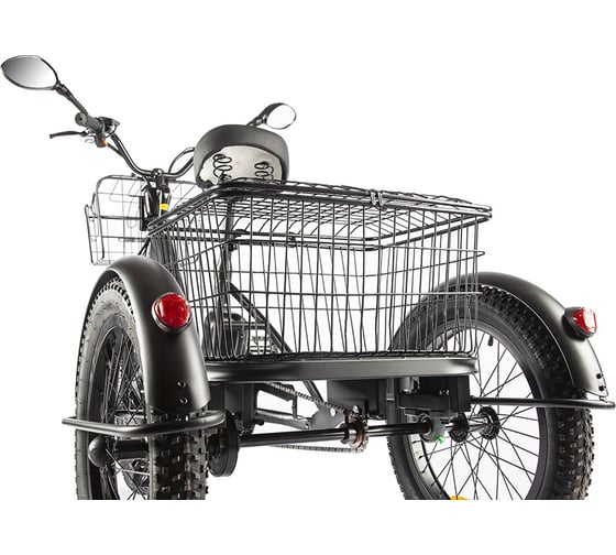 Трицикл GREEN CITY e-ALFA Trike темно-серый-2585 023322-2585