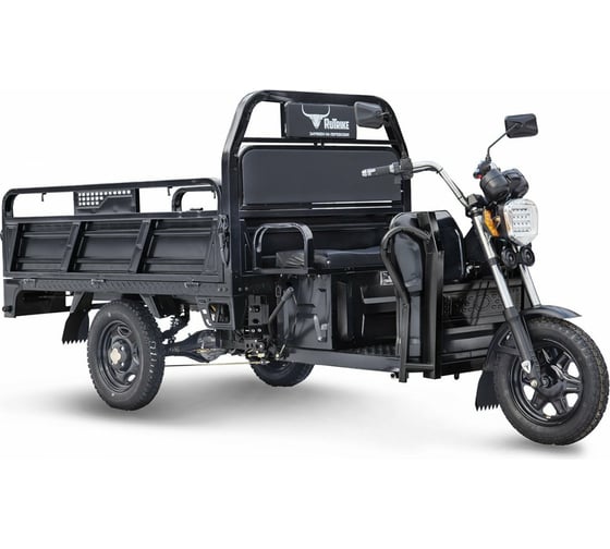Грузовой электротрицикл Rutrike D4 1800 60V1500W черный 023293-2496