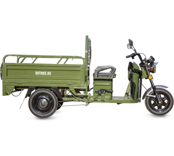 Грузовой электротрицикл Rutrike Вояж К 1300 60V800W зеленый-2643 023964-2643