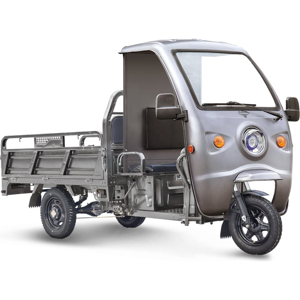 Грузовой электротрицикл Rutrike D4 КАБИНА 1800 60V1500W темно-серый  023400-2582 - выгодная цена, отзывы, характеристики, фото - купить в Москве  и РФ