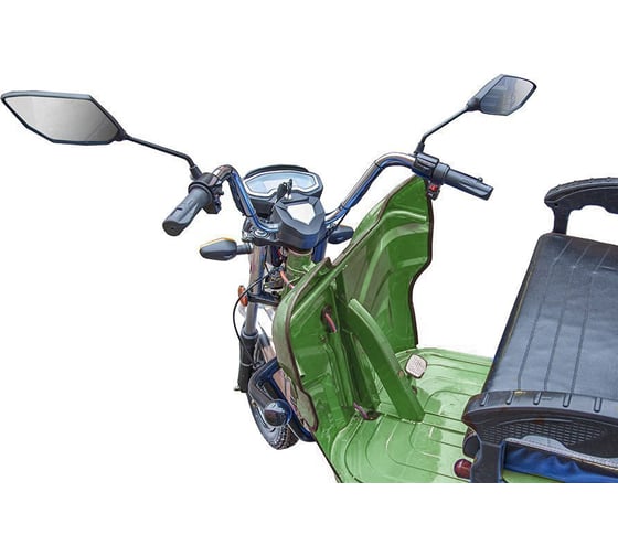 Грузовой электротрицикл RUTRIKE Вояж К 1300 60V800W темно-синий-2653 023964-2653
