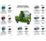 Грузовой электротрицикл RUTRIKE Глобус 1500 60V/1000W зеленый-2646 023370-2646 3