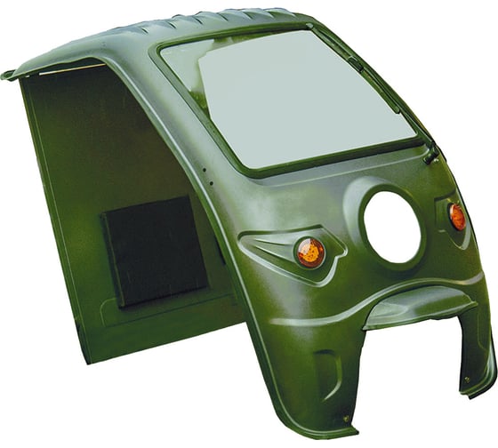 Кабина для грузового трицикла Rutrike темно-зеленый-2650 024172-2650