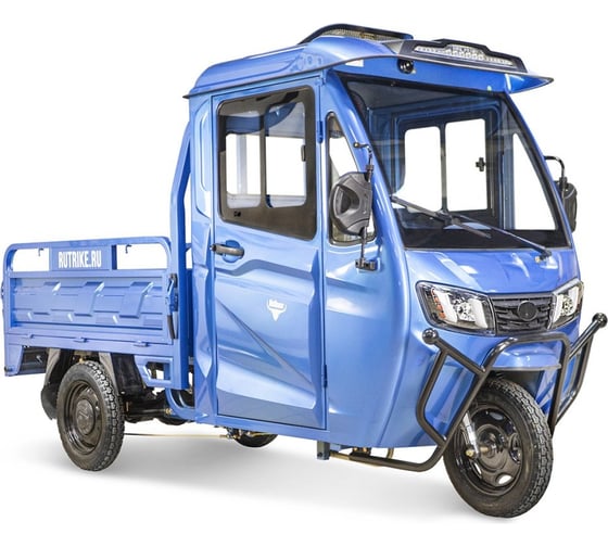 Грузовой электротрицикл Rutrike КАРГО Кабина 1500 60V1000W темно-синий-2652 022468-2652 1