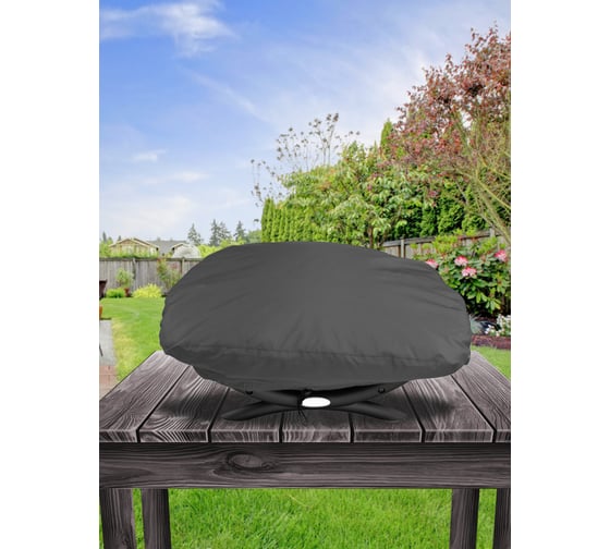Чехол для гриля Tplus Weber Q100/1000 640x380x230 мм оксфорд 600 серый T023655