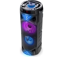 Портативная колонка FUMIKO TOWER подсветка микрофон черная FBS01-01