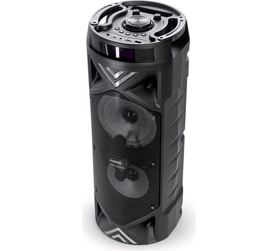 Портативная колонка FUMIKO TOWER подсветка микрофон черная FBS01-01
