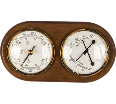 Деревянная аналоговая метеостанция TFA 20.1051