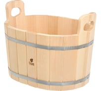 Ушат шайка Банные штучки 15 литров, овал, липа 3711