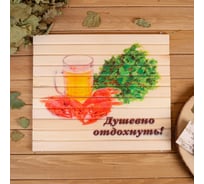 Сидушка Добропаровъ Душевно отдохнуть 32x39см 3543372