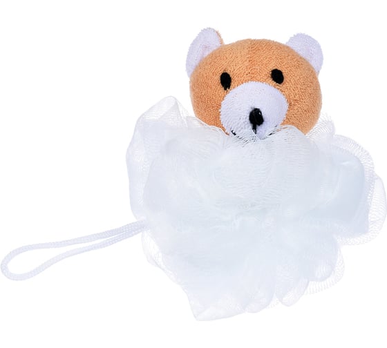 Мочалка для душа Банные Штучки Бант с игрушкой, 15х10х10 см 30 40130
