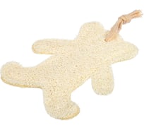 Мочалка из люфы Банные Штучки Мишка спонж 40124