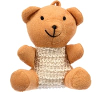 Мочалка из сизаля с хлопком Банные Штучки собачка, мишка, зайка 10х7х14 см 30 40129