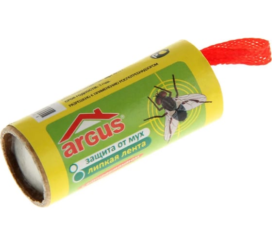 Липкая лента от мух ARGUS в пленке 4 шт AR-438