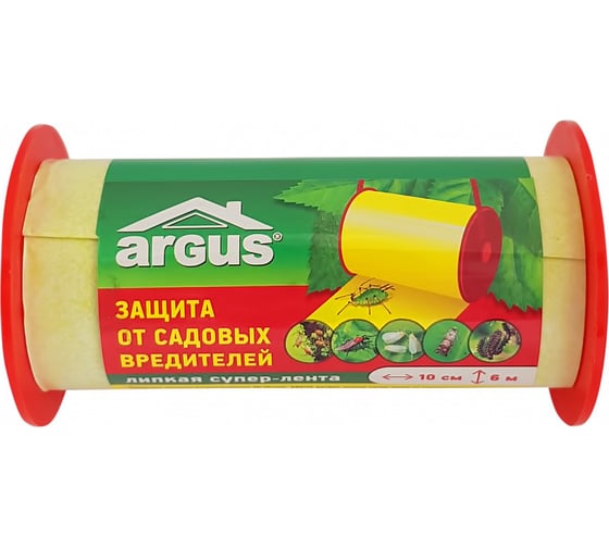 Клеевая ловушка для мух ARGUS ролик 6 метров на 10 см AR31 1